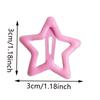 30pcs Color Star Hairpin Cute Y2k Dopamine Drip Bb Clip Side Bangs Clip Hairpin Hair Accessories