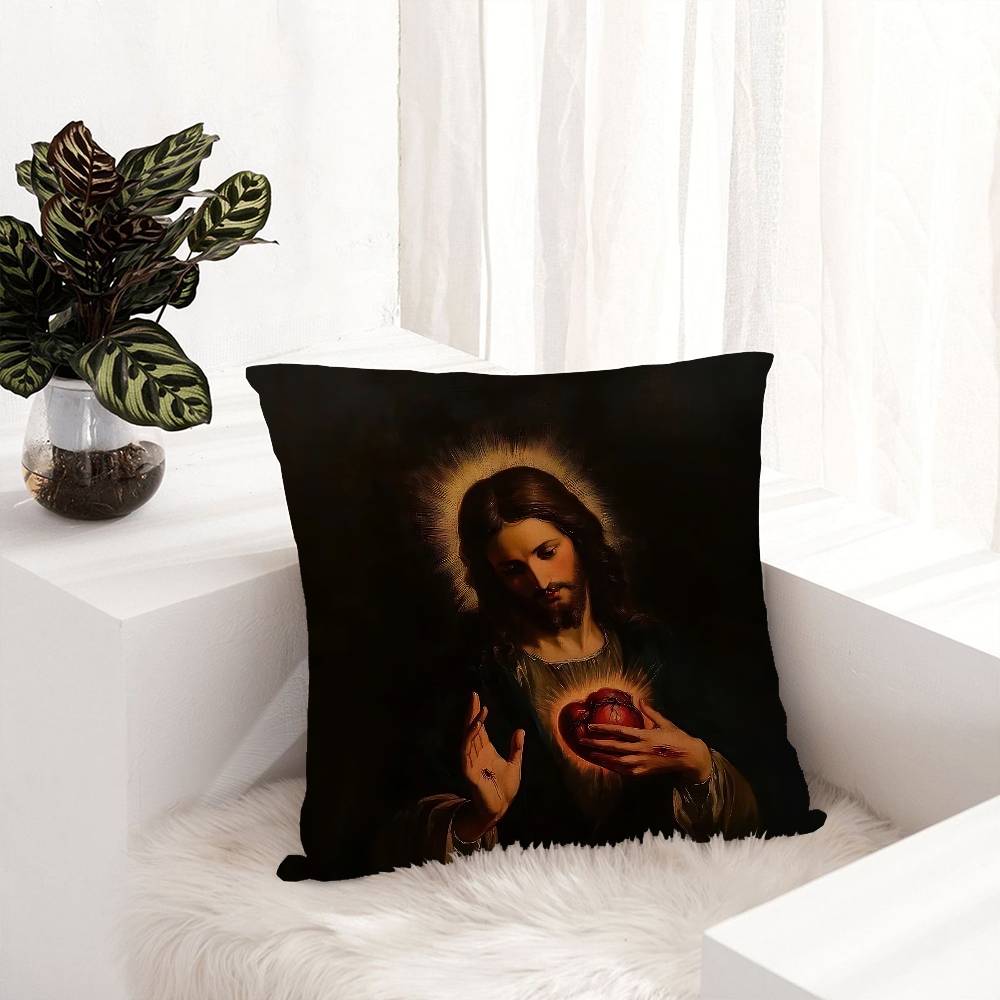Einfache Kreuz Jesus Personalisierte Kissenhülle Kinderzimmer Wilde Party Deko Kissenbezug Kindergeburtstag Dusche Geschenk