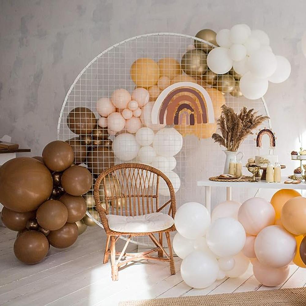 Pastel Balloon Baby Blue Pink Retro Skin White Sand Ballon Birthday Party Blue Globos Cocoa Khaki Wedding Baby Shower Decoration