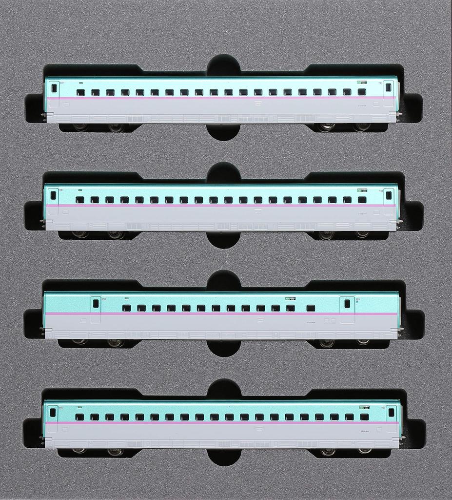 KATO N skala E5-serien Shinkansen utvidelsessett B Jernbanemodelltog "Hayabusa" (4 biler) 10-1665