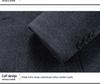 Men's Business Casual Wool Coat with Detachable Down Liner for Autumn and Winter