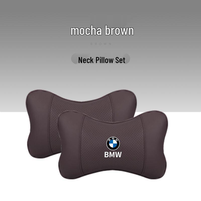 BMW Headrest & Lumbar Support Pillow - Fits X1, X3, X5, and 1/3/5/7 Series for Neck Protection & Interior Decoration