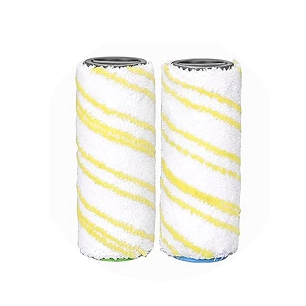 8x Microfiber Roller Brush Replacement Accessories Compatible for Karcher FC5 FC7 FC3 FC3D Electric Floor Vacuum Cleaner