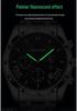 Sanda Men's Waterproof Business Watch - Steel Band, Luminous, with Small Seconds and Simple Calendar.