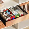 Space Saving Stackable Drawer Cosmetics Organizer Stationery Holder Dopamine Desktop Storage Box for Home Or Office Use