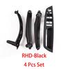 Poignée de porte intérieure conducteur principale pour voiture LHD RHD, lot de 4 pièces pour BMW E70 E71 X5 X6