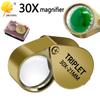 Foldable 30x Handheld Jewelry Magnifier - Antique Identification Tool & Practical Gift