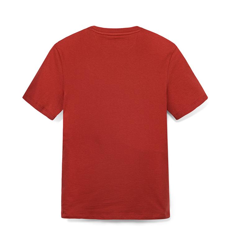 Timberland Short Sleeve Breathable Slim Fit Dopamine T-Shirt Men Tops Chili-Red A2EKJ-DV5