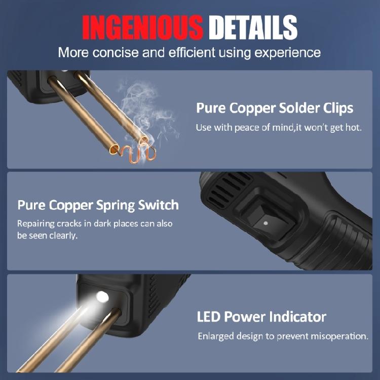 Plastic Welding Kit Plastic Welder Guns for Plastic Crack Repair Car Bumper Gas Plastic Repair Thicker Plastic Car