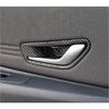 For Hyundai Tucson   Carbon Fiber Inner Door Handle Bowl Cover Trim 4pcs