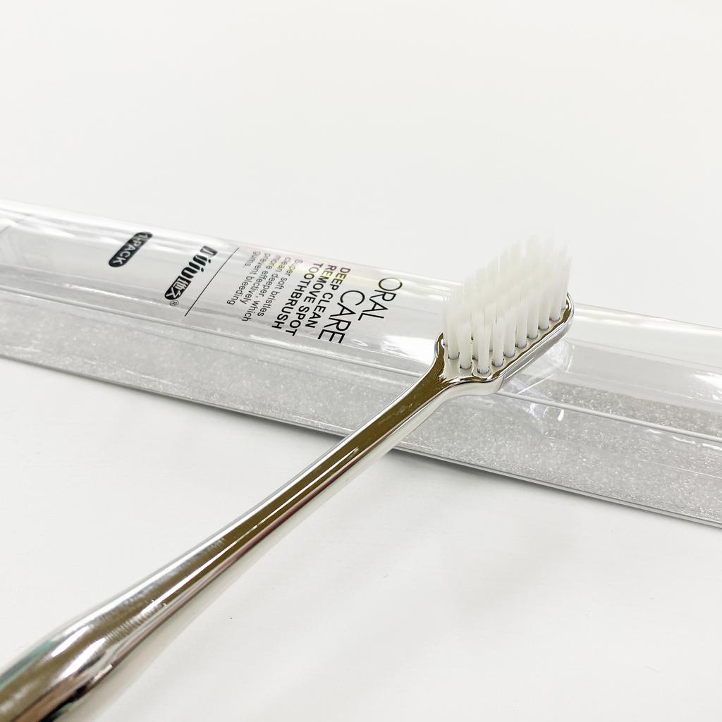 2021 New Arrival Teeth Whitening Gold Soft Bristle Home Use Toothbrush