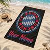 Пляжные полотенца FC Bayern München с индивидуальным именем также служат банными полотенцами, незаменимы летом, обязательны для отдыха на природе, на пляже и у бассейна