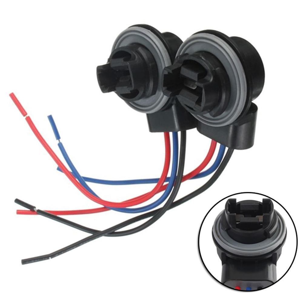 3156 3157 4157 Pre-Wired Harness Socket For LED Signal Lights Brake Light 2Pcs 3156 3157 4157 Pre-Wired Harness Socket For LED Signal Lights Brake Light 2Pcs