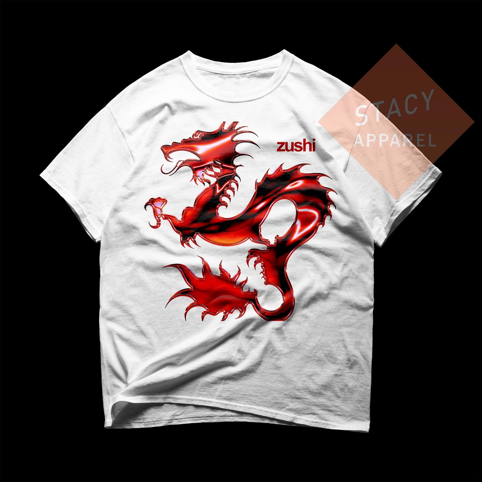 Limited Zushi Unisex T-shirt - Dean Blunt Zushi Chroma Inspired Heavy Cotton Tee M