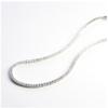 Silver Tennis Necklace 3mm 40cm (S) Llns50340S