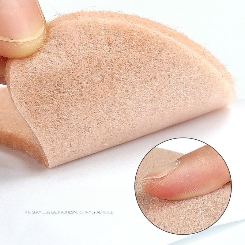 Felt Forefoot Pad, High Heels, Soft and Anti-wear, Anti-loss Heel Sticker, Self-adhesive Shock Absorption, Code Adjustment, Half Size Heel Pad
