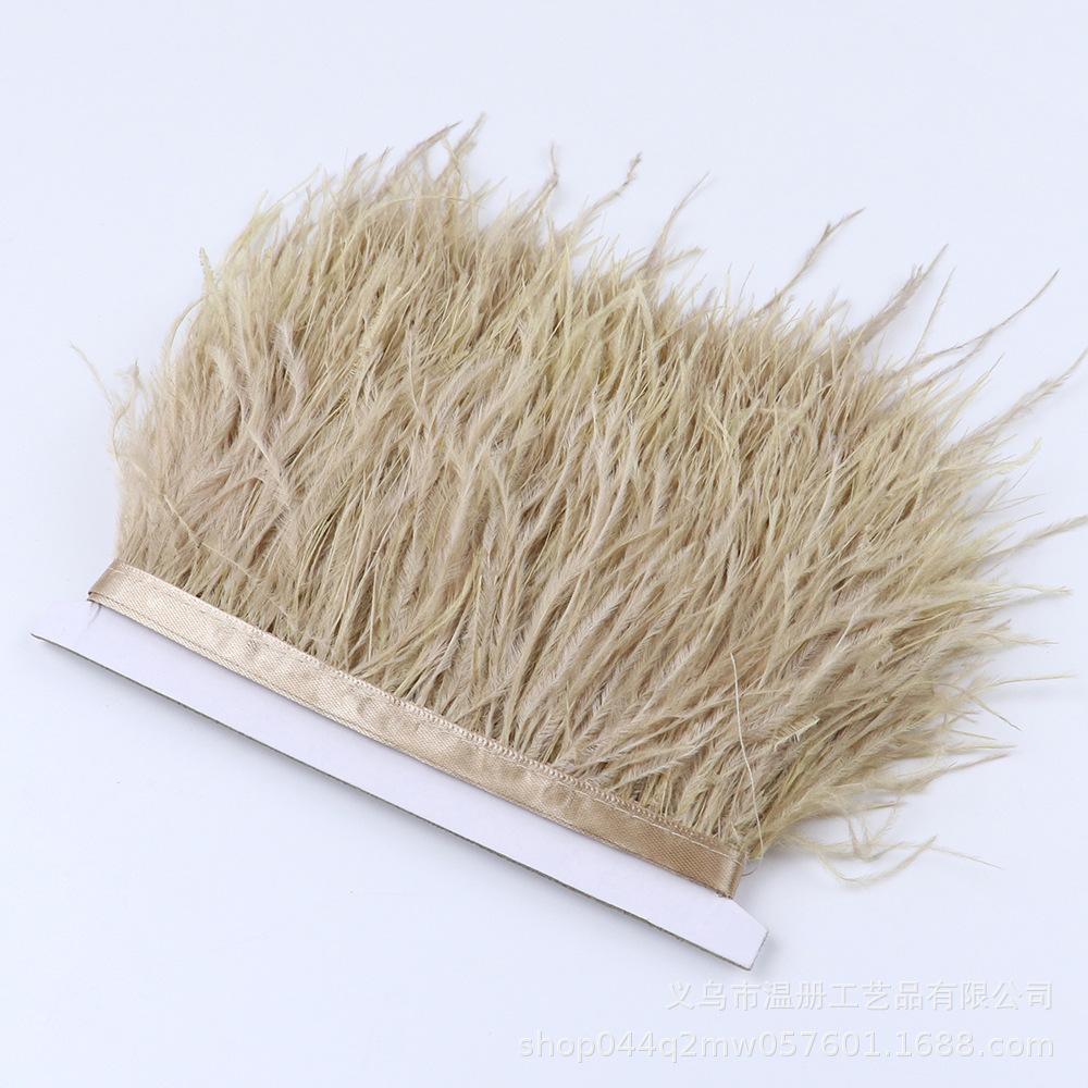 8-10Cm Ostrich Hair Cloth Edge Various Colors Optional Feather Lace Clothing Earrings Diy Decoration