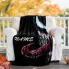 Customizable Venom Throw Blanket – Personalized Name, All-Season Cozy Snug Blanket, Machine Washable, Personalized Blanket