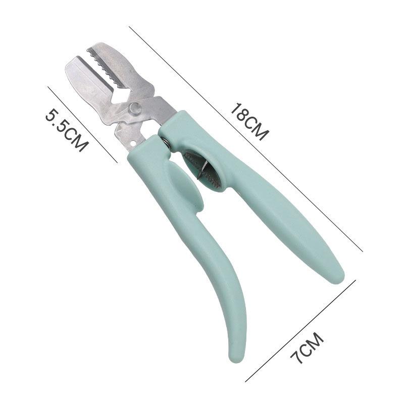 Tragbarer Nussknacker Kastanienklemme Edelstahl KastanienSchneider Werkzeug Schäler Kastanienschäler Multifunktions Nussöffner Zange