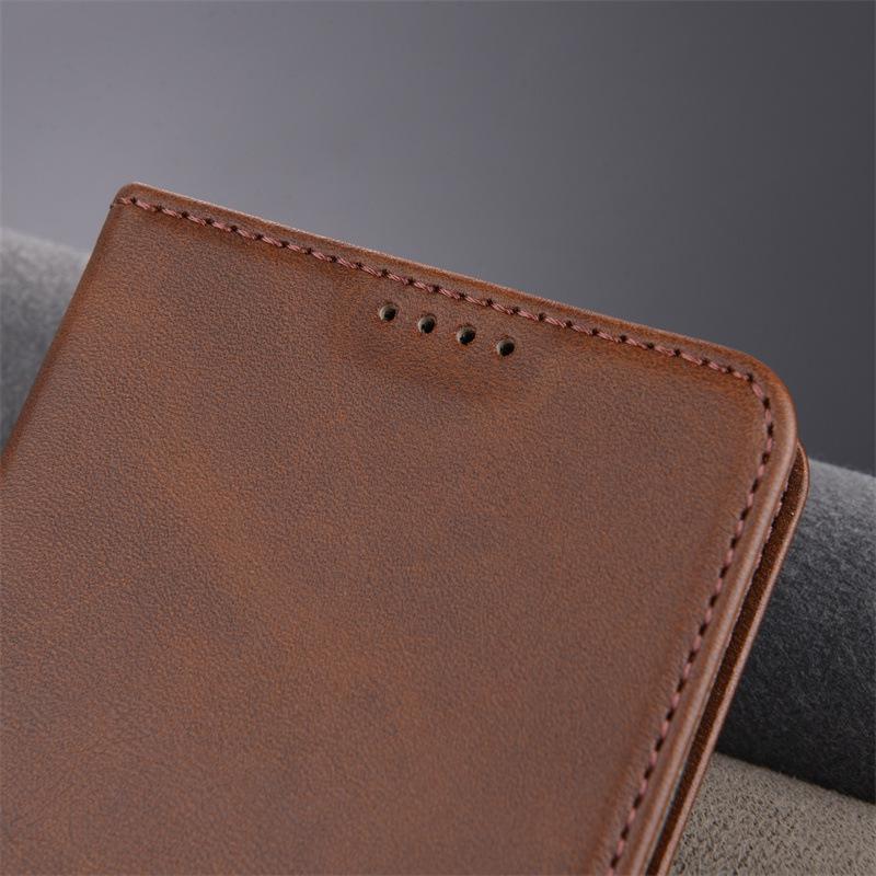 Compatible Vivo Y300pro Flip Protective Leather Case - Full Coverage, Anti-Fall Design