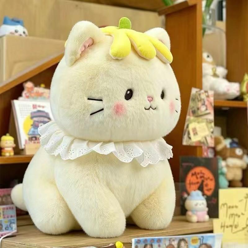Cat Plush Toy With Short Plush Material For Kids And Collectors