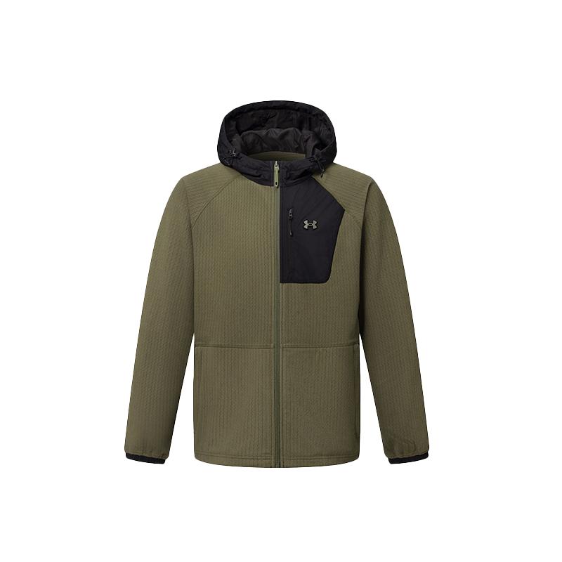 

Under Armour Urban Outdoor Series Hiking Fleece Lined Hooded Long Sleeve Jacket Men Jackets Dark-Green 14413273-0069 S