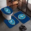 Zenit (17)Flannel Toilet 3 Piece Set Soft Bathroom Rug Non-Slip Toilet Seat Cover Bathroom Home Decor