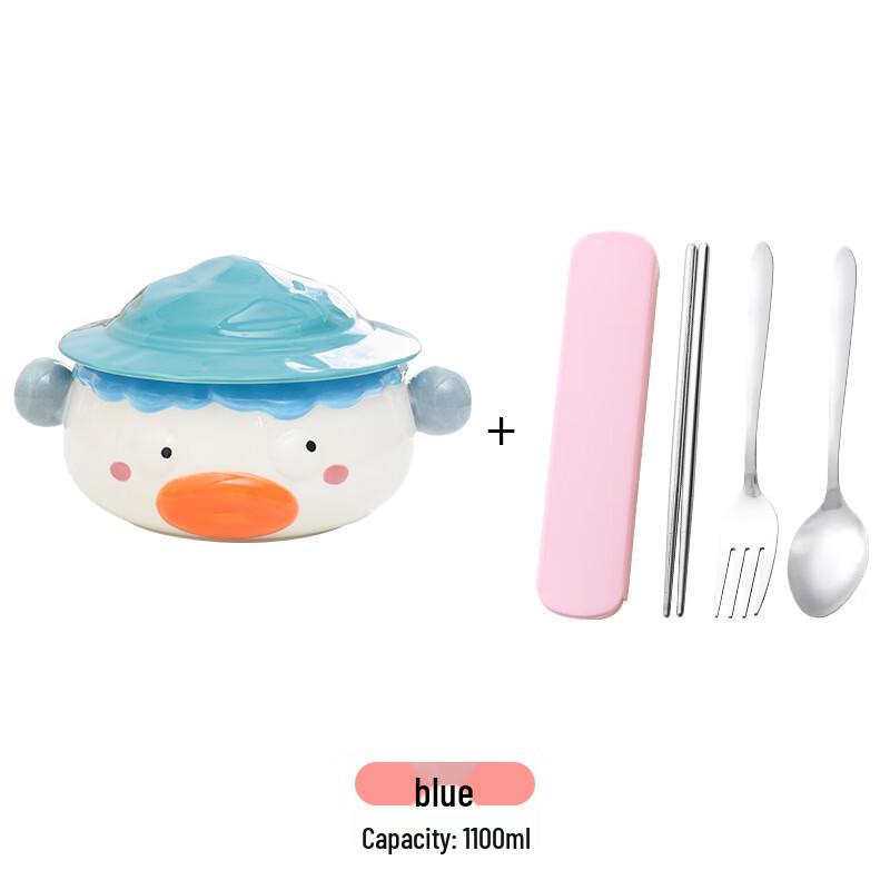 Cute Cartoon Instant Noodle Bowl