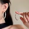 Korean Style Frosted Polka Dot Ear Cuff Hoop Earrings for Women - Versatile Elegance for All Face Shapes