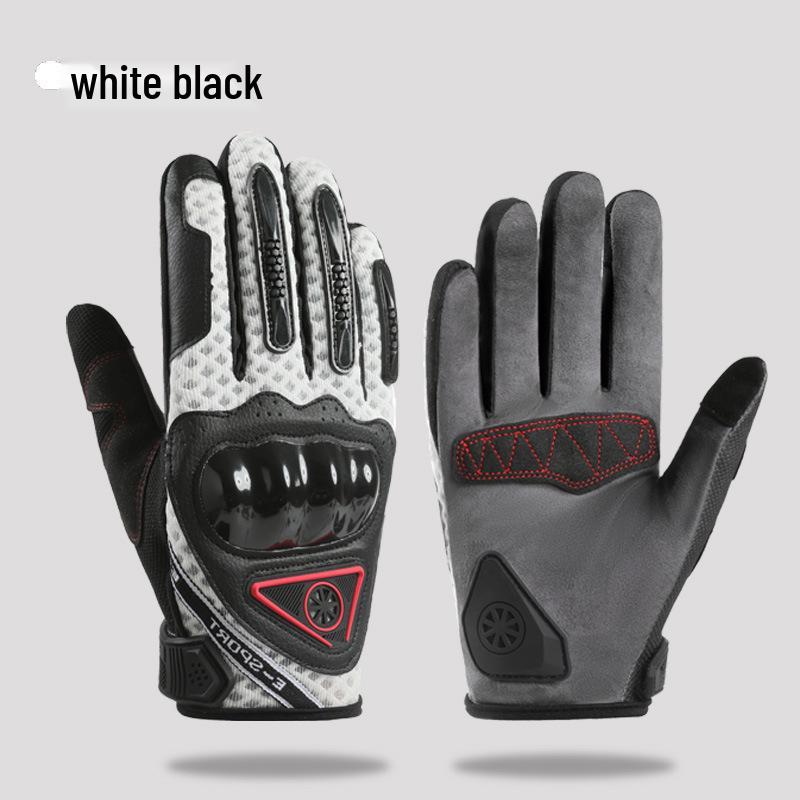 Atmungsaktive Fahrradhandschuhe - Halbfinger/Vollfinger, Sonnenschutz, Verschleißfest, Stoßdämpfend, Touchscreen-kompatibel