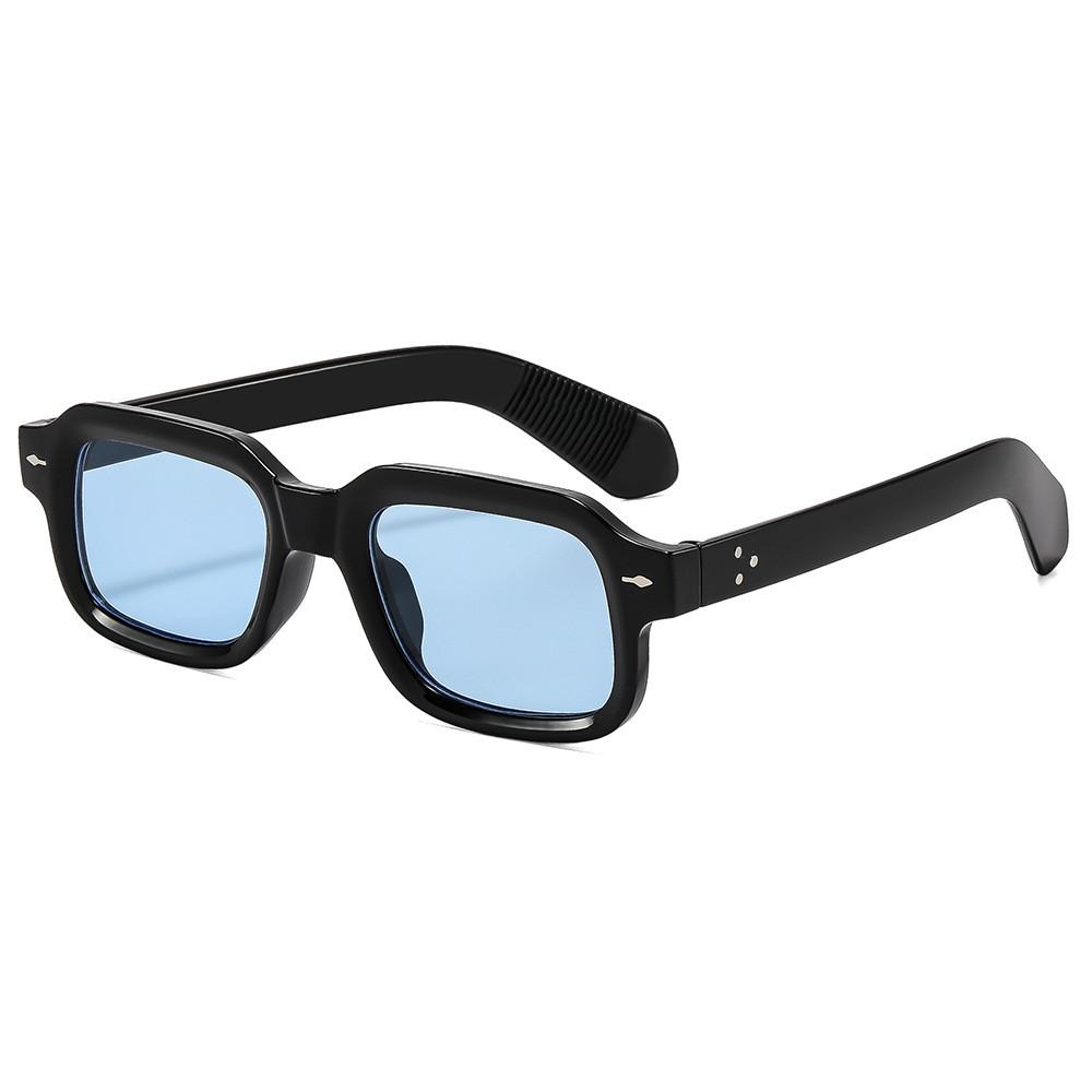Geometric Style Square Sunglasses With Uv400 Protection For Travel And Fashion Enthusiasts