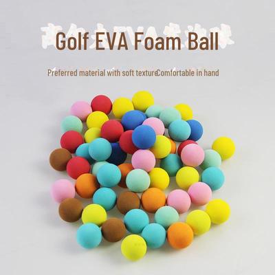 Children's Indoor Golf Toy Foam Ball, 27/28mm Diameter, EVA Single Color