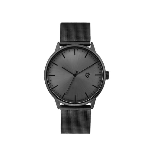 

CHPO NANDO Black Metal Mesh Strap Watch, 40mm, 14232EE, Men s and Women s, Officially Imported