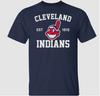 Cleveland Indians Est 1915 Tee Shirt Chief Wahoo Gift Men Navy Unisex All Size N