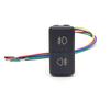 1Pc Car LED Light DRL Power Horn Mirror Heating Garage Door Double Switch For Toyota Land Cruiser Prado 120 FJ CRUISE LC76