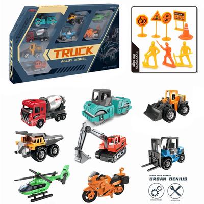 1/64 Scale Toy Car Classics, Realistic Construction Trucks Set Model Eye-catching Odor