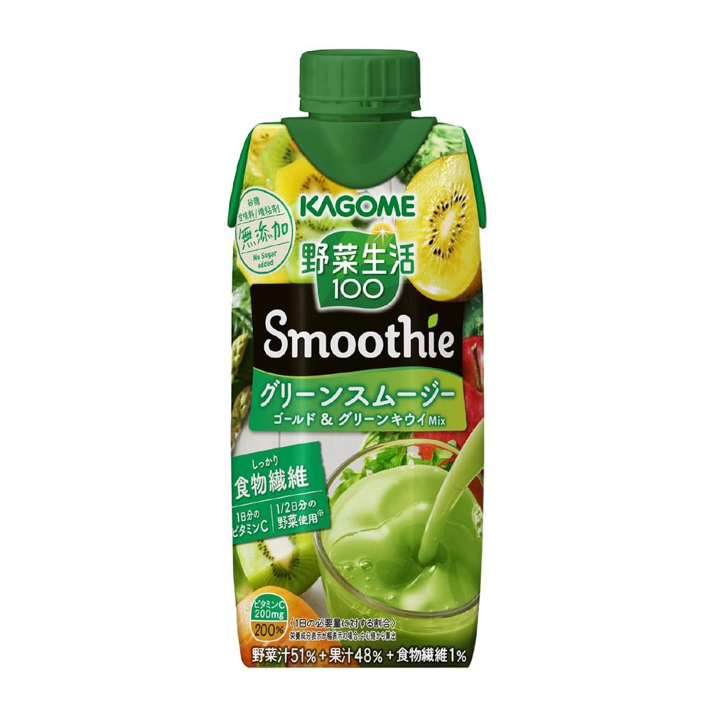 Yasai Seikatsu Smoothie Kagome Yasai Seikatsu 100 Smoothie Smoothie Gold Green Kiwi Mix Smoothie je 12 Flaschen [Setprodukte] (Grün &