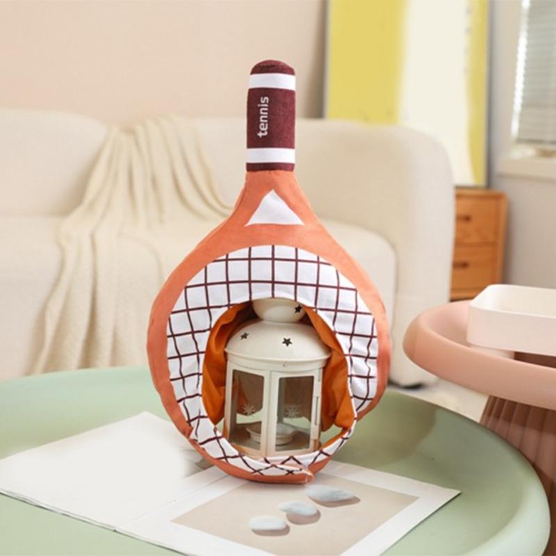 Lovely Tennis Racket Shape Hat Offering Warmth Breathability Hat for Various Outdoor Activity Christmas Gift for Girl