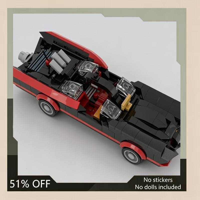 305PCS Classic 1966 Hero Car MOC Building Blocks Vehicle DIY Assembly Creative Puzzle Toy Gift