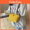 Cross Border Trend Nylon Small Shoulder Bag With Sewed Details For Casual Outings