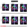 2D flat printing 2Pcs Curtain Gaming Room Curtains Gamer Game Windows Drapes Colorful Galaxy Nebula Window Suitable For Living
