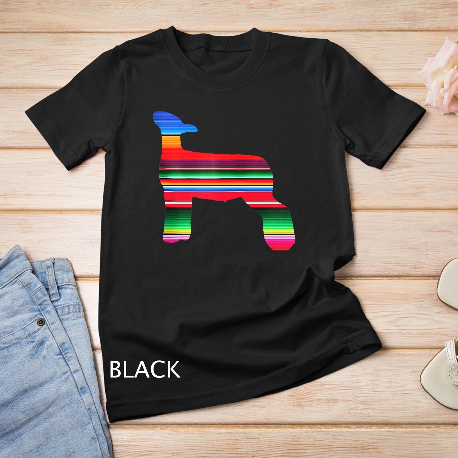 Livestock Show Serape Indian Blanket Lamb Sheep Exhibitors Tee Unisex T-Shirt Mens Womens Tees Top 3XL