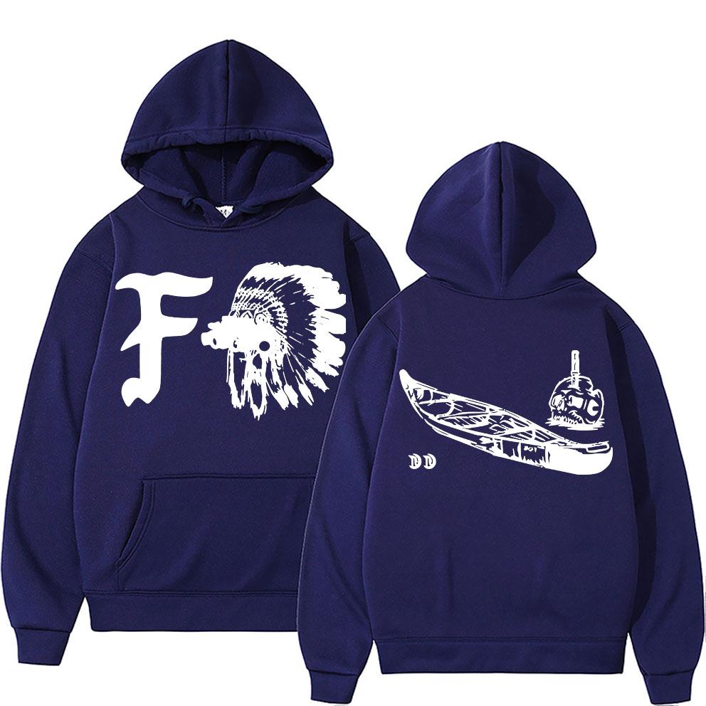 FOG Print Hoodie Forward Observations Group Gbrs Hoodies Unisex Vintage Death Skeleton Tops Forward Observations Group Sweatshirt