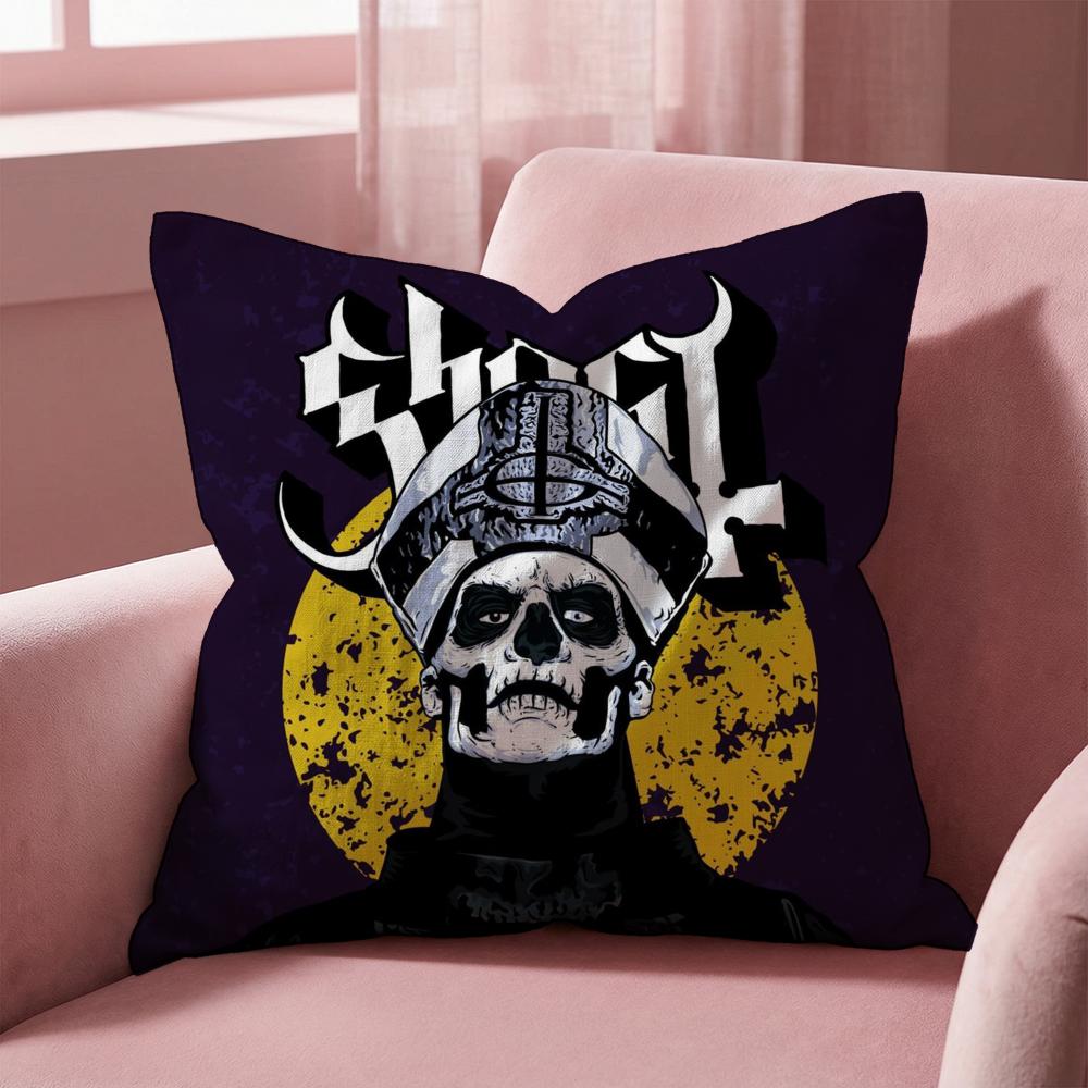 Cool G-Ghost BandS Cushion Cover Multi-Scene Pillow Cover for Home & Car - Reversible, Soft & Durable for Daily Use