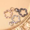 5Pcs Zinc Alloy Flower Swivel Lobster Claw Clasps Swivel Lanyards Trigger Snap Hooks Strap Connector For Diy Bag Key Chains Ring