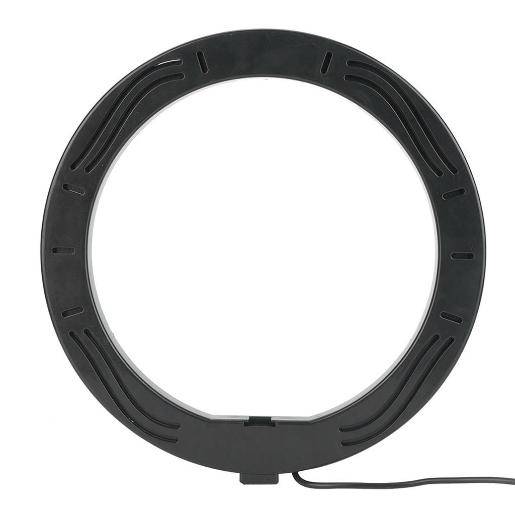 10 Inch 2400‑3000LM 12W LED Ring Light with Cell Phone Clamp Living Broadcast Selfie Fill Lamp
