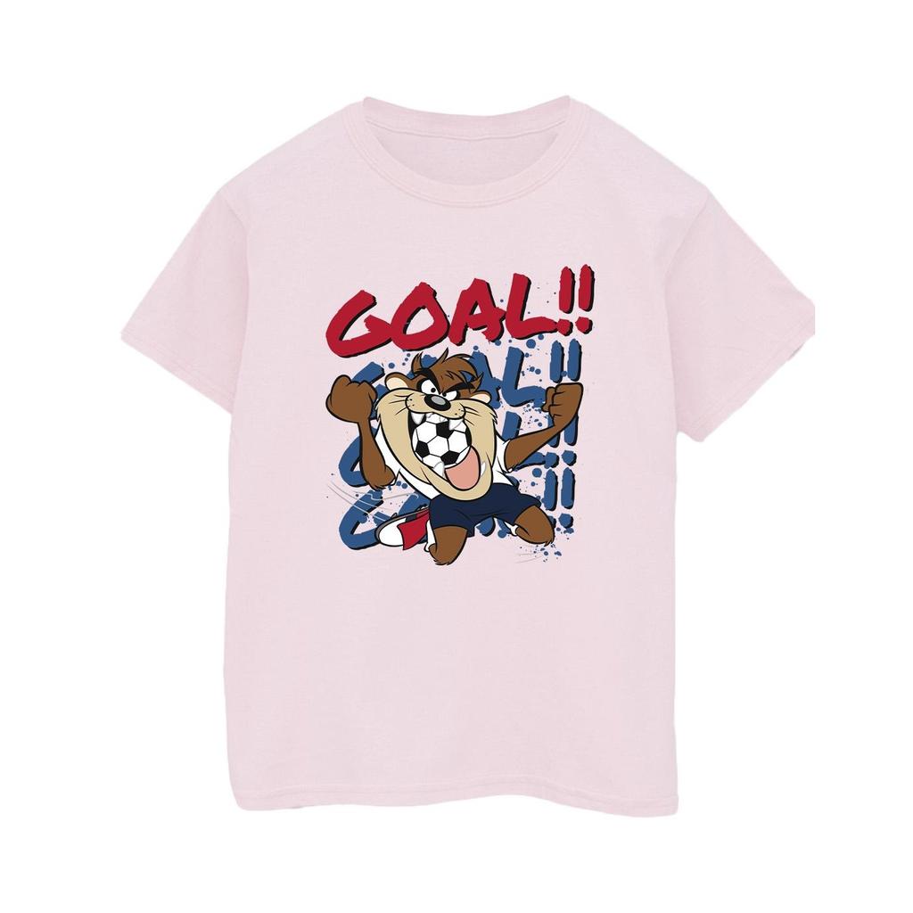 Looney Tunes Mens Taz Goal Goal Goal T-Shirt