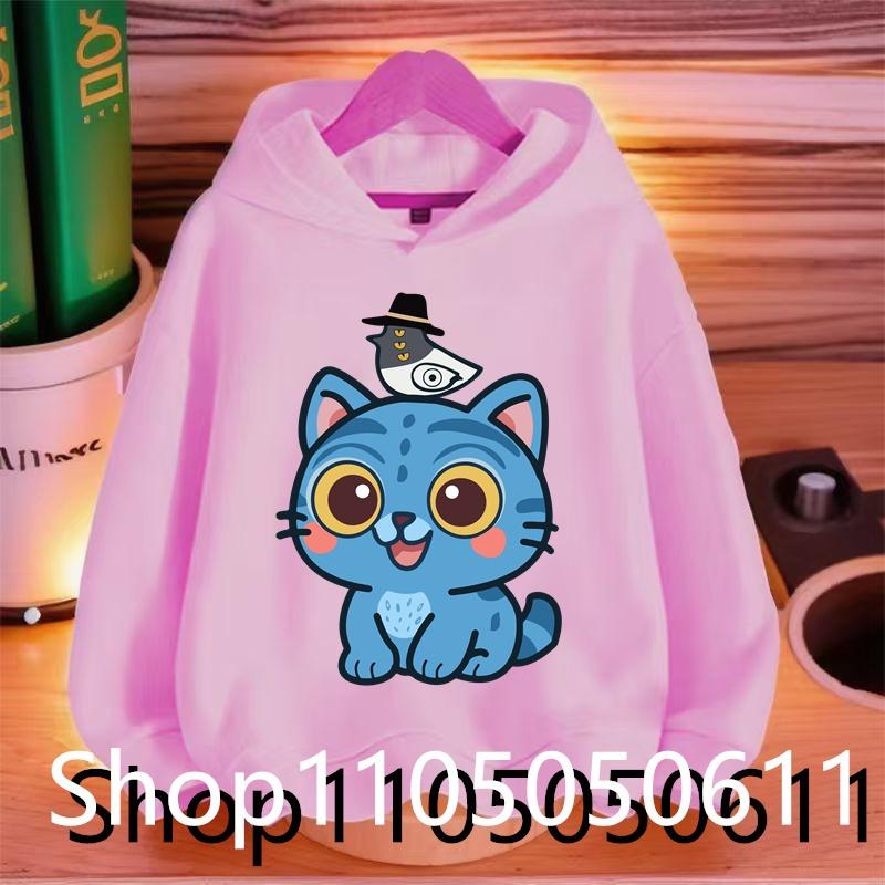 

KPop Охотник на демонов Худи Мода Rumi Спортивная толстовка Милая с длинным рукавом Осенняя для мальчиков и девочек Мультяшная Y2K Худи Спортивная одежда 140