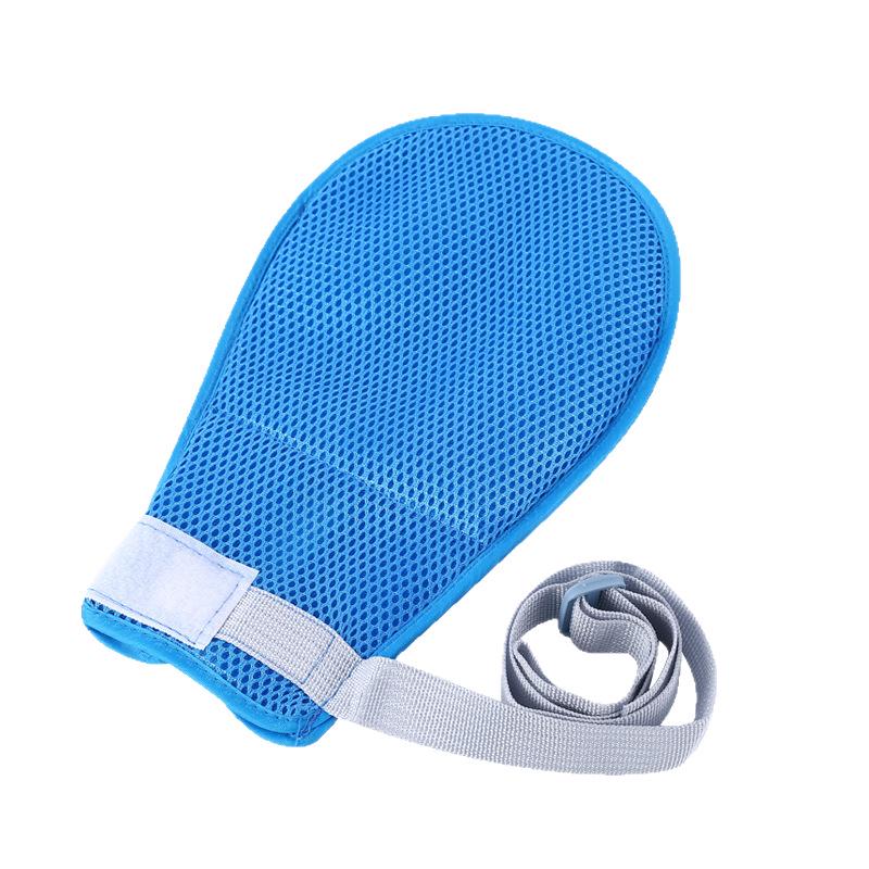 Breathable Anti-Pull Restraint Gloves with Anti-Scratch Wrist Strap for Elderly Safety