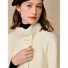 INMAN Women's Double-Faced Alpaca Silk Blend Wool Coat